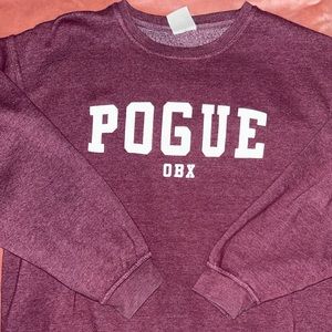 large red OBX sweatshirt